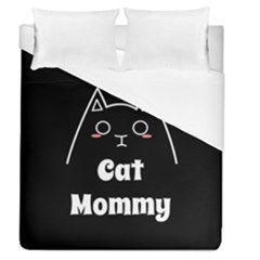 Love My Cat Mommy Duvet Cover (Queen Size)