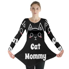 Love My Cat Mommy Long Sleeve Tunic 