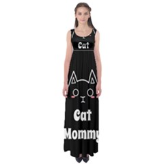 Love My Cat Mommy Empire Waist Maxi Dress by Catifornia