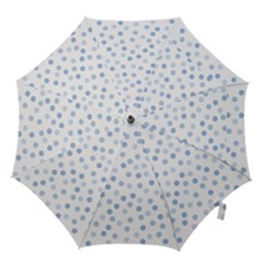 Bubble Balloon Circle Polka Blue Hook Handle Umbrellas (medium) by Mariart