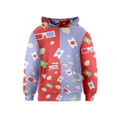 Glasses Red Blue Green Cloud Line Cart Kids  Pullover Hoodie by Mariart