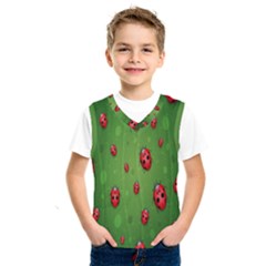 Ladybugs Red Leaf Green Polka Animals Insect Kids  Sportswear