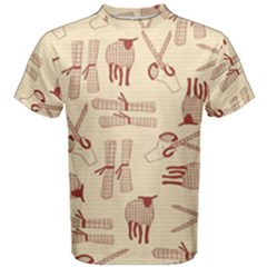 Sheep Goats Paper Scissors Men s Cotton Tee by Mariart