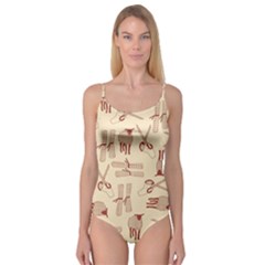 Sheep Goats Paper Scissors Camisole Leotard  by Mariart