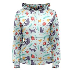 Redbubble Animals Cat Bird Flower Floral Leaf Fish Women s Pullover Hoodie