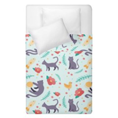 Redbubble Animals Cat Bird Flower Floral Leaf Fish Duvet Cover Double Side (single Size) by Mariart