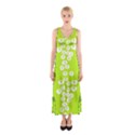 Sunflower Green Sleeveless Maxi Dress View1