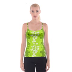 Sunflower Green Spaghetti Strap Top by Mariart