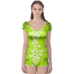 Sunflower Green Boyleg Leotard 