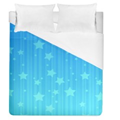 Star Blue Sky Space Line Vertical Light Duvet Cover (queen Size)