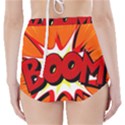 Boom Sale Orange High-Waisted Bikini Bottoms View2