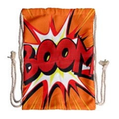 Boom Sale Orange Drawstring Bag (large) by Mariart