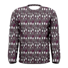 Circles Dots Background Texture Men s Long Sleeve Tee by Mariart