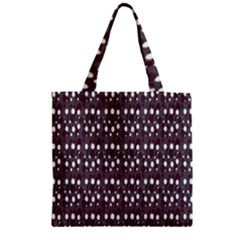 Circles Dots Background Texture Zipper Grocery Tote Bag