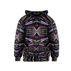 Dark Ethnic Sharp Bold Pattern Kids  Zipper Hoodie by dflcprintsclothing