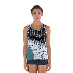 Decoboom Custom Pickguard Engraved Eames Dots Women s Sport Tank Top  by Mariart