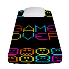 Game Face Mask Sign Fitted Sheet (single Size)