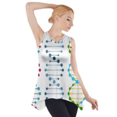 Genetic Dna Blood Flow Cells Side Drop Tank Tunic by Mariart