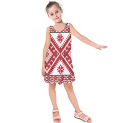 Fabric Aztec Kids  Sleeveless Dress by Mariart