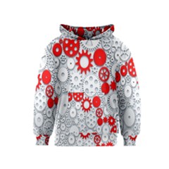 Iron Chain White Red Kids  Pullover Hoodie