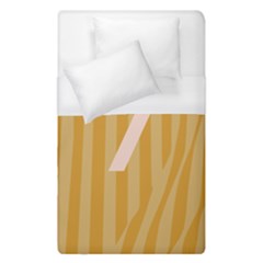 Number 7 Line Vertical Yellow Pink Orange Wave Chevron Duvet Cover (single Size) by Mariart