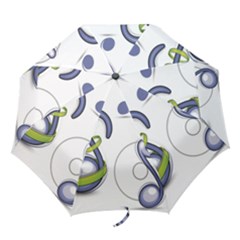 Notes Musical Elements Folding Umbrellas