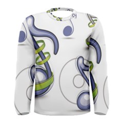 Notes Musical Elements Men s Long Sleeve Tee