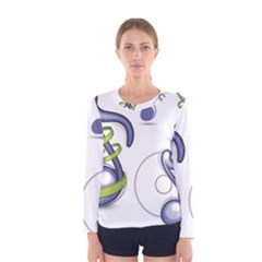 Notes Musical Elements Women s Long Sleeve Tee