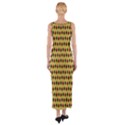 Points Cells Paint Texture Plaid Triangle Polka Fitted Maxi Dress View2