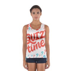 Question Mark Quiz Time Women s Sport Tank Top  by Mariart