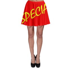 Special Sale Spot Red Yellow Polka Skater Skirt by Mariart