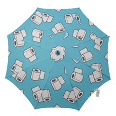 Roller Tissue White Blue Restroom Hook Handle Umbrellas (medium) by Mariart