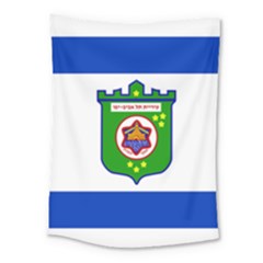 Flag Of Tel Aviv  Medium Tapestry by abbeyz71