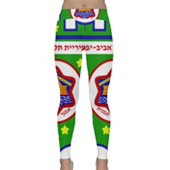 Tel Aviv Coat Of Arms  Classic Yoga Leggings by abbeyz71