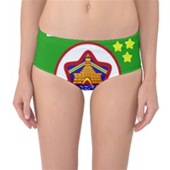 Tel Aviv Coat Of Arms  Mid-waist Bikini Bottoms by abbeyz71