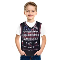 Usa Bowling  Kids  Sportswear by Valentinaart