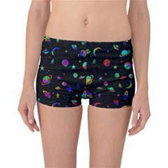 Space Pattern Reversible Bikini Bottoms by Valentinaart