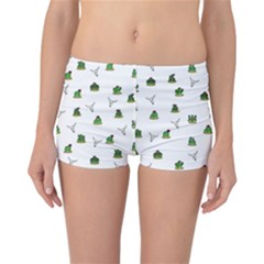 Cactus Pattern Reversible Bikini Bottoms