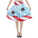 Sweet Stars N Stripes Midi Skirt