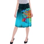 Mermaids Heaven Midi Beach Skirt