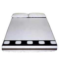 Frame Decorative Movie Cinema Fitted Sheet (king Size) by Nexatart