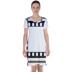 Frame Decorative Movie Cinema Short Sleeve Nightdress by Nexatart