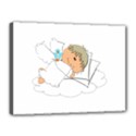 Sweet Dreams Angel Baby Cartoon Canvas 16  x 12  View1