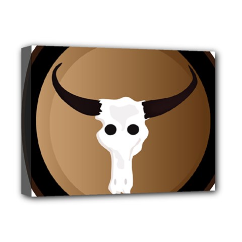 Logo The Cow Animals Deluxe Canvas 16  x 12  