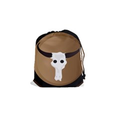 Logo The Cow Animals Drawstring Pouches (Small) 