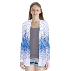 Spirograph Pattern Drawing Design Blue Cardigans by Nexatart