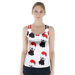 Pattern Sheep Parachute Children Racer Back Sports Top by Nexatart