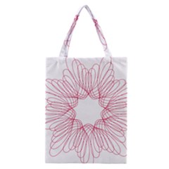 Spirograph Pattern Drawing Design Classic Tote Bag by Nexatart
