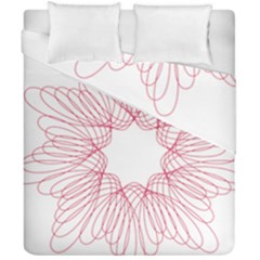 Spirograph Pattern Drawing Design Duvet Cover Double Side (california King Size) by Nexatart