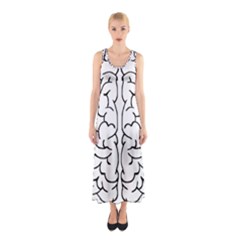 Brain Mind Gray Matter Thought Sleeveless Maxi Dress by Nexatart